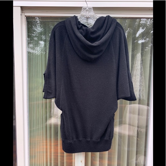Alice+Olivia Cashmere/Wool Hooded  Top - Picture 3 of 8